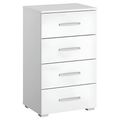 Rauch Alegro 4 Drawer Narrow Chest - Alpine White