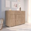 Rauch Evelyn 4 Drawer Wide Chest - Sonoma Oak