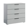 Skat Meridian Chest - 4 Drawer - Silk Grey