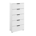 Rauch Skat Meridian 5 Drawer Tall Chest - Alpine White