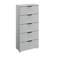 Rauch Skat Meridian 5 Drawer Tall Chest - Silk Grey