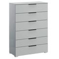 Skat Meridian Chest - 6 Drawer - Silk Grey