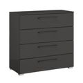 Rauch Skat Pure 4 Drawer Chest - Graphite