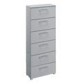 Rauch Skat Shine 6 Drawer Tall Chest - Silk Grey