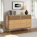 Soho Chest - 6 Drawer - Slatted - Oak