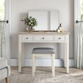 Marlow Dressing Table Set - 3 Drawer - White