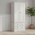 Bordeaux Wardrobe - 2 Door - 3 Drawer - Cotton