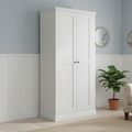 Bordeaux Wardrobe - 2 Door - White