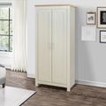 Highgate Wardrobe - 2 Door - Cream Painted
