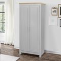 Highgate Wardrobe - 2 Door - Grey Painted