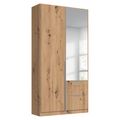 Rauch Alabama 91cm 2 Door Combi Wardrobe - Artisan Oak