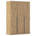 Rauch Alba 136cm 3 Door Wardrobe - Artisan Oak
