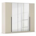 Rauch Alba 226cm 5 Door Mirror Wardrobe - Champagne
