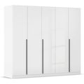 Rauch Alba 226cm 5 Door Wardrobe - White Gloss
