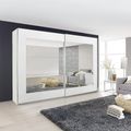 Rauch Alegro 271cm 2 Door Sliding Wardrobe with Mirror - Alpine White