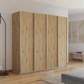 Rauch Altera 226cm 4 Door Sliding Wardrobe - Artisan Oak