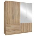 Rauch Alvor 181cm 4 Door Combi Wardrobe - Sonoma Oak