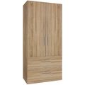 Rauch Alvor 91cm 2 Door Wardrobe - Sonoma Oak