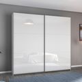 Rauch Aurelio 218cm White Gloss 2 Door Sliding Wardrobe