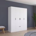 Rauch Bari 181cm 4 Door Wardrobe - Alpine White