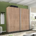 Rauch Belluno 226cm 2 Door Sliding Wardrobe - Sonoma Oak
