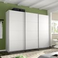 Rauch Belluno 271cm 3 Door Sliding Wardrobe - Alpine White