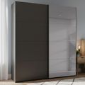 Rauch Beluga Extra 181cm 2 Door Sliding Wardrobe with Grey Mirror - Graphite