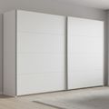 Beluga Extra Sliding Wardrobe - 271cm - 2 Door - Alpine White