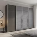 Rauch Beluga Extra 271cm 4 Door Sliding Wardrobe with Grey Mirror - Graphite