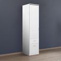 Rauch Celle Matt 47cm 1 LH Door Wardrobe with Drawer - Alpine White