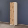 Rauch Celle Matt 47cm 1 RH Door Wardrobe - Champagne and Artisan Oak