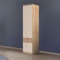 Rauch Celle Super 47cm 1 RH Door Wardrobe with Drawer - Sonoma Oak and Champagne