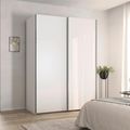 Rauch Contido 162cm 2 Door Sliding Wardrobe with Extras - Alpine White