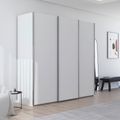 Rauch Contido 242cm 3 Door Sliding Wardrobe with Extras - Alpine White