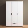 Rauch Essea 127cm 3 Door Wardrobe - Alpine White