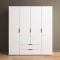 Rauch Essea 168cm 4 Door Wardrobe - Alpine White
