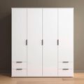 Rauch Essea 168cm 4 Door Wardrobe with Drawers - Alpine White