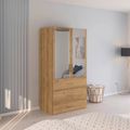 Rauch Evelyn 101cm 2 Door Combi Wardrobe - H 197cm - Wild Oak