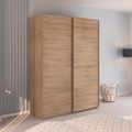 Rauch Evelyn 162cm 2 Door Sliding Wardrobe - Sonoma Oak