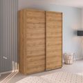 Rauch Evelyn 162cm 2 Door Sliding Wardrobe - Wild Oak