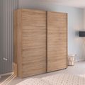 Rauch Evelyn 201cm 2 Door Sliding Wardrobe - Sonoma Oak