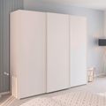 Rauch Evelyn 242cm 3 Door Sliding Wardrobe - Alpine White