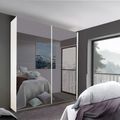 Rauch Filo 181cm 2 Door Mirrored Sliding Wardrobe - Alpine White