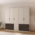 Rauch Koda 226cm 5 Door Wardrobe with Drawers - Champagne