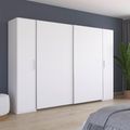 Rauch Kronach 311cm 4 Door Wardrobe - Alpine White