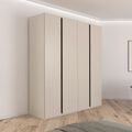 Rauch Luana 201cm 4 Door Wardrobe - Champagne and Atlantic Dark Oak