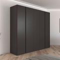Rauch Luana 251cm 5 Door Wardrobe - Graphite and Atlantic Dark Oak