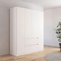 Rauch Mainz 181cm 4 Door Wardrobe with Drawer - Alpine White