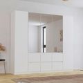 Rauch Mainz 226cm 5 Door Combi Wardrobe - Alpine White