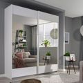 Rauch Malibu 181cm 2 Door Sliding Wardrobe - Alpine White